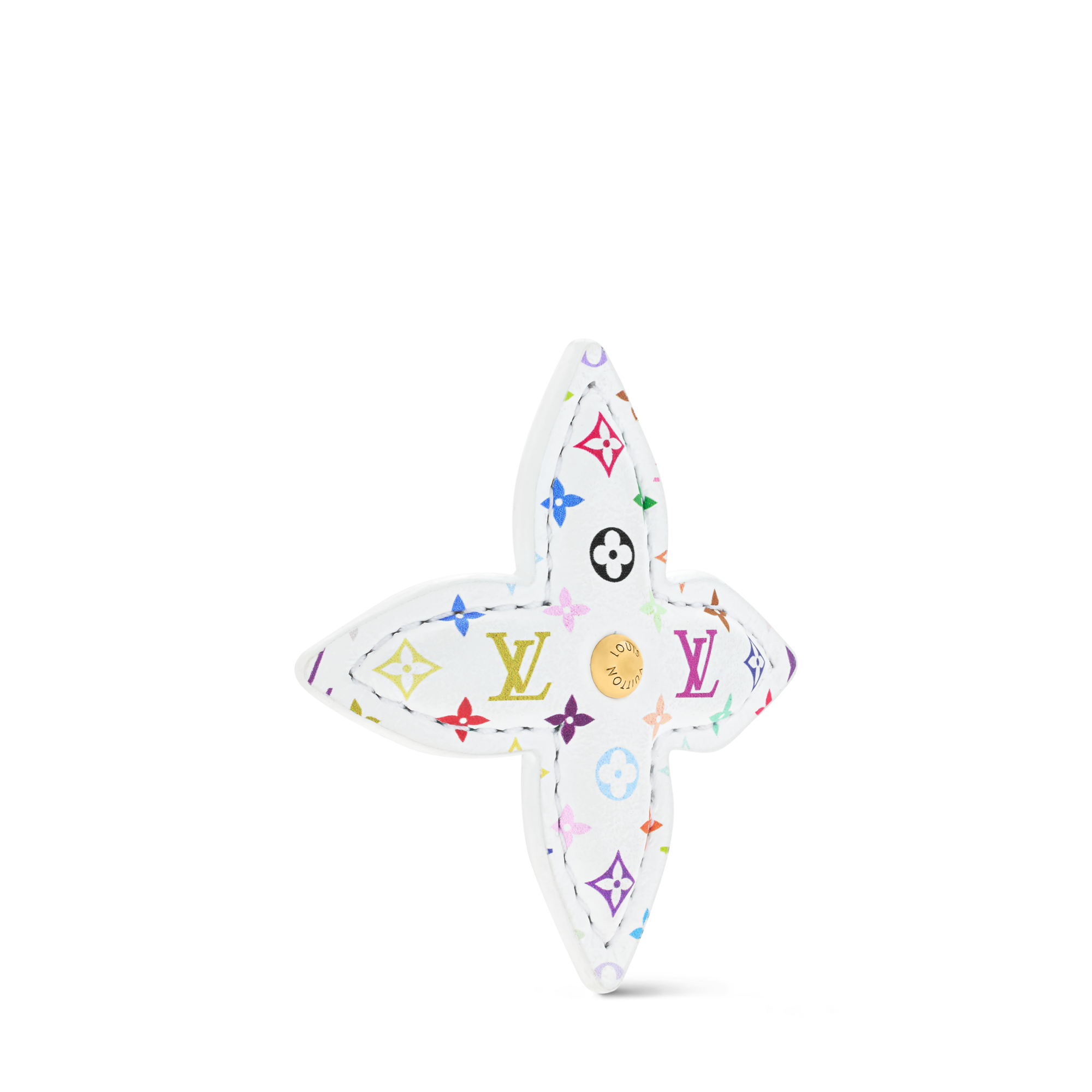 LV × TM モノグラム マルチカラー フラワー バレッタ S00｜ルイ